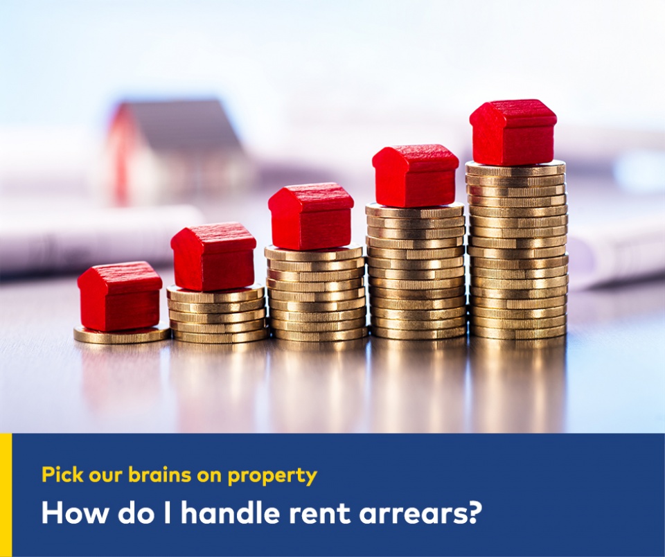 What can landlords do if a commercial tenant is not paying rent?